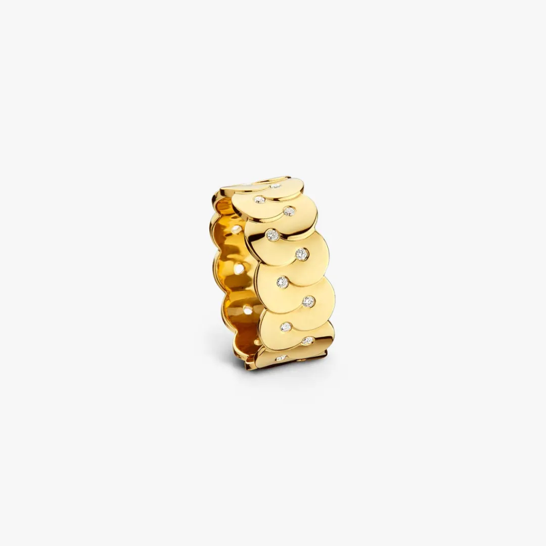 Outlet Arthus Bertrand Bague Or Jaune Diamant Enlacé PM