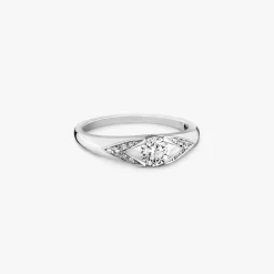 Fashion Arthus Bertrand Bague Solitaire Diamant 0.40 Carat Victoire