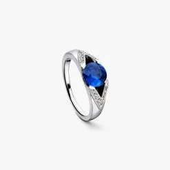 Discount Arthus Bertrand Bague Solitaire Saphir 6.5mm Victoire