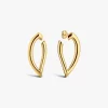 Outlet Arthus Bertrand Boucles d'Oreilles Créoles Vermeil Palma