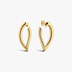 Outlet Arthus Bertrand Boucles d'Oreilles Créoles Vermeil Palma