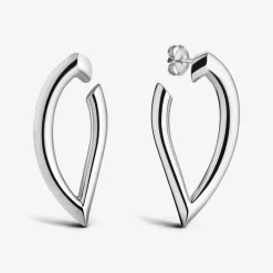 Sale Arthus Bertrand Boucles d'Oreilles Créoles Argent Palma