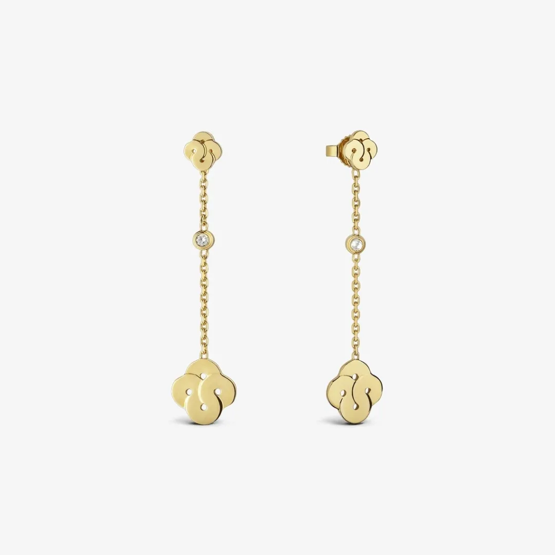 Discount Arthus Bertrand Boucles d'Oreilles Enlacé Petit Modèle