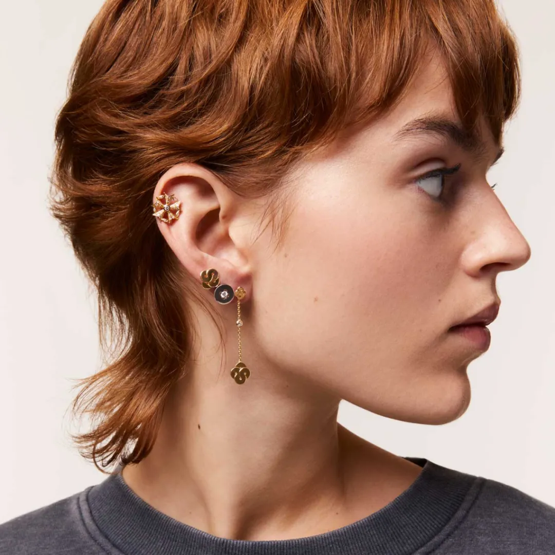 Discount Arthus Bertrand Boucles d'Oreilles Enlacé Petit Modèle