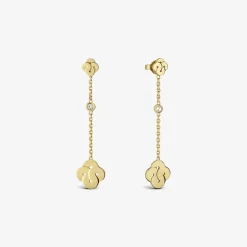 Online Arthus Bertrand Boucles d'oreilles Pendantes Enlacé
