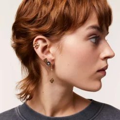 Online Arthus Bertrand Boucles d'oreilles Pendantes Enlacé