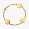 Hot Arthus Bertrand Bracelet 3 boutons d'or