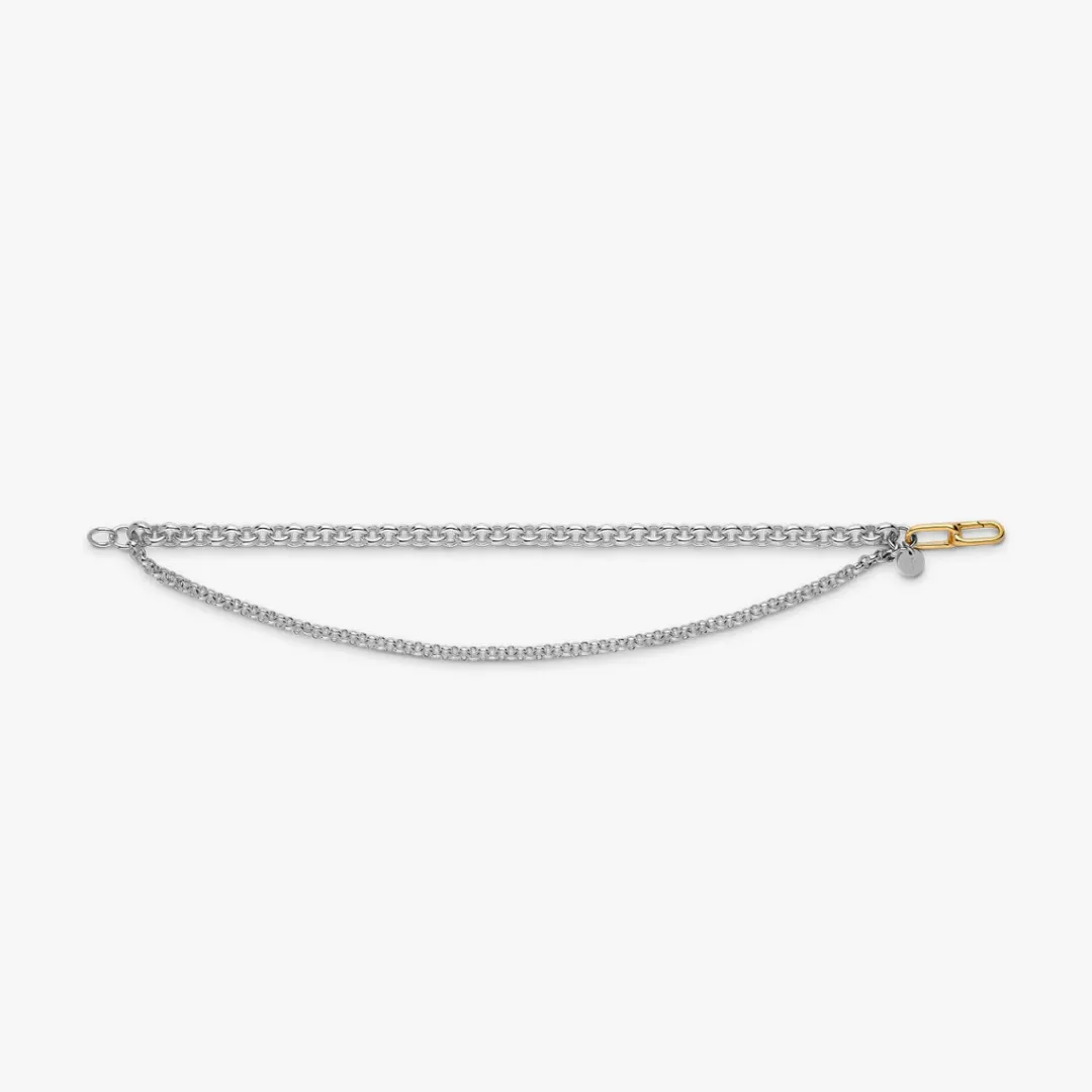 Outlet Arthus Bertrand Bracelet Argent & Or Maxima