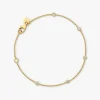 Best Arthus Bertrand Bracelet Chaîne Or Jaune 5 Diamants