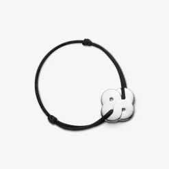 Sale Arthus Bertrand Bracelet Cordon Ciré Argent Enlacé