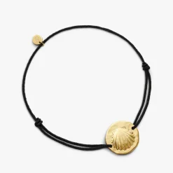 Best Arthus Bertrand Bracelet Cordon Or Jaune Coquillage