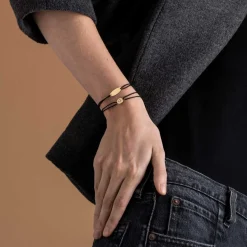 Discount Arthus Bertrand Bracelet Cordon Or Jaune Royale