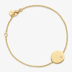 Clearance Arthus Bertrand Bracelet Galet Or Jaune Ma Petite Étoile
