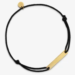 Outlet Arthus Bertrand Bracelet Gourmette Réglisse Cordon
