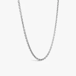 Clearance Arthus Bertrand Chaîne Argent Forçat Rectangle - 70 Cm