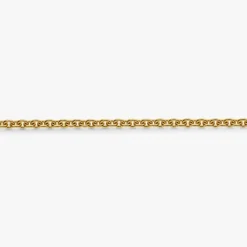 Discount Arthus Bertrand Chaîne Vermeil Forçat Rond - 80 Cm