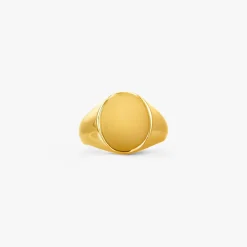 Sale Arthus Bertrand Chevalière Ovale Or Jaune 13x16mm
