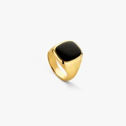 Fashion Arthus Bertrand Chevalière Tonneau Onyx 17.5 x 14.5
