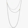 New Arthus Bertrand Collier Argent & Or Maxima Trois Rangs