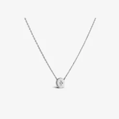 Online Arthus Bertrand Collier Or Blanc Royale Mini