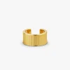 New Arthus Bertrand Ear Cuff Or Jaune Ruban