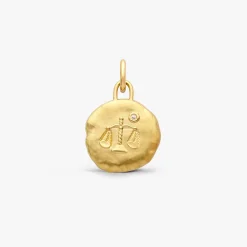 Fashion Arthus Bertrand Médaille Astro Balance Or Jaune & Diamant