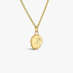 Online Arthus Bertrand Médaille Astro Bélier Or Jaune & Diamant