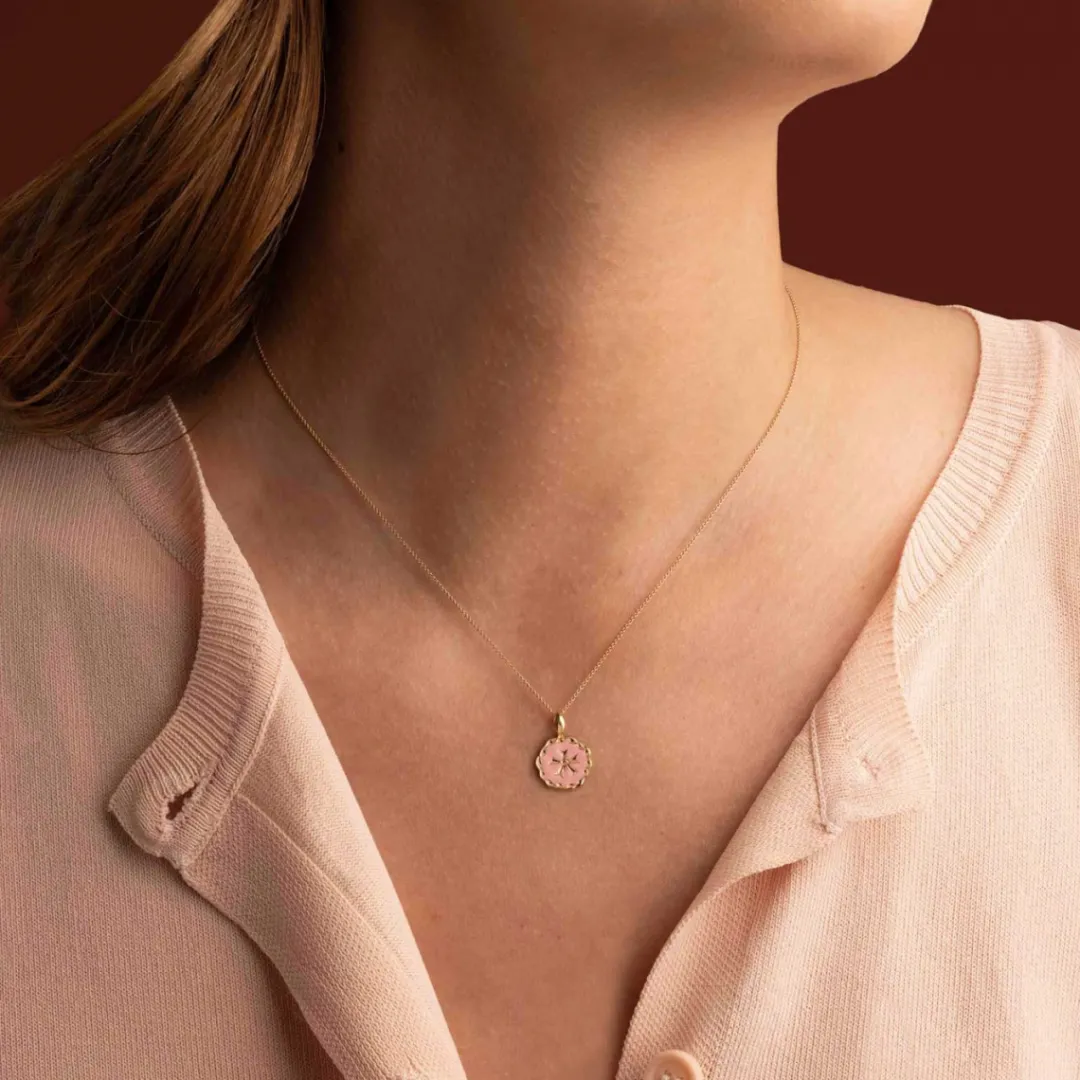 Fashion Arthus Bertrand Médaille Gloria Héritage Rose