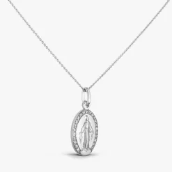 Best Arthus Bertrand Médaille Miraculeuse Or Blanc & Diamant