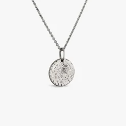 Discount Arthus Bertrand Médaille Or blanc & Diamant Pluie d'Etoiles