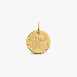 Fashion Arthus Bertrand Médaille Or Jaune & Diamant Pluie d'Etoiles