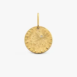 Fashion Arthus Bertrand Médaille Or Jaune & Diamant Pluie d'Etoiles