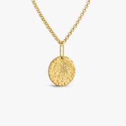 Fashion Arthus Bertrand Médaille Or Jaune & Diamant Pluie d'Etoiles