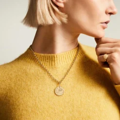 Fashion Arthus Bertrand Médaille Or Jaune & Diamant Pluie d'Etoiles