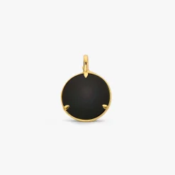 Discount Arthus Bertrand Médaille Or Jaune & Onyx Flora