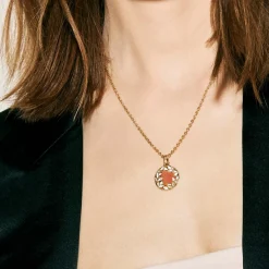 Sale Arthus Bertrand Médaille Or Jaune Gaïa - Rose