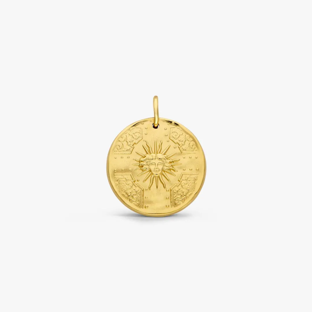 New Arthus Bertrand Médaille Or Jaune Le Roi Soleil