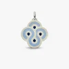 New Arthus Bertrand Pendentif Argent Enlacé - Pop Bleu