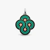 Best Arthus Bertrand Pendentif Argent Enlacé Pop - Emeraude