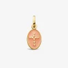 Outlet Arthus Bertrand Pendentif Croix Or Jaune - Rose