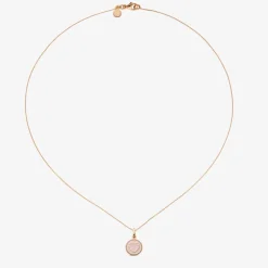 Online Arthus Bertrand Pendentif Cœur Or Rose - Rose Poudré