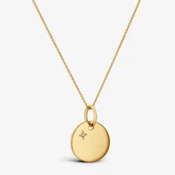 Sale Arthus Bertrand Pendentif Galet Or Jaune Ma Petite Étoile