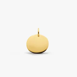 Sale Arthus Bertrand Pendentif Galet Uni Or Jaune