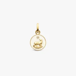Sale Arthus Bertrand Pendentif Or Jaune & Diamant Ours - Ivoire