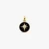 New Arthus Bertrand Pendentif Or Jaune & Diamant Etoile - Noir