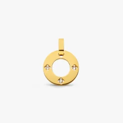 Outlet Arthus Bertrand Pendentif Or Jaune 3 Diamants Royale