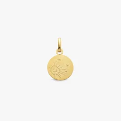 Outlet Arthus Bertrand Pendentif Or Jaune & Diamant Lune - Rose Poudré