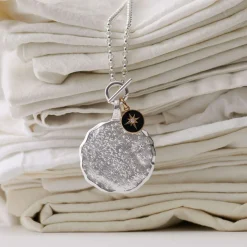 New Arthus Bertrand Pendentif Or Jaune & Diamant Etoile - Noir
