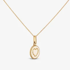 Online Arthus Bertrand Pendentif Or Jaune Cœur - Ivoire