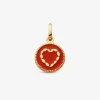 Online Arthus Bertrand Pendentif Or Jaune Cœur - Rouge Empire